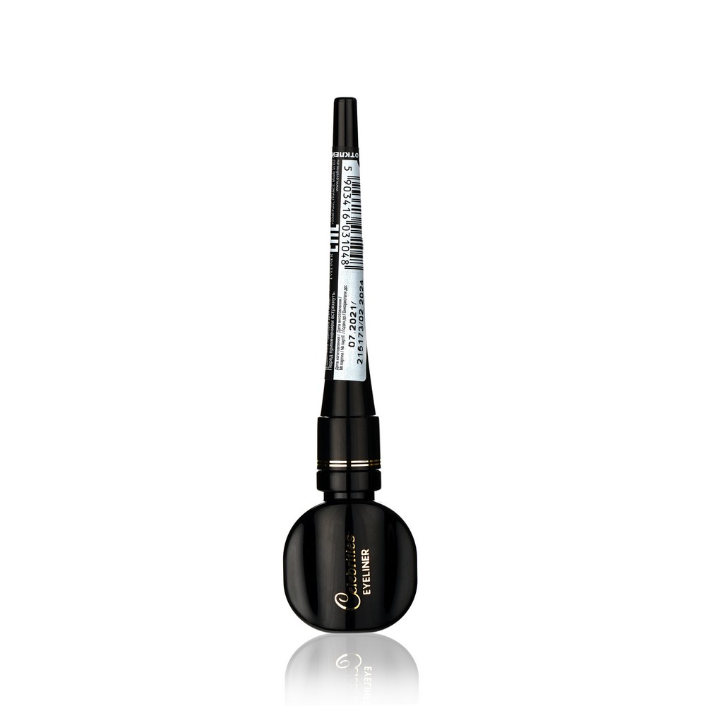 Подводка для век Eveline CELEBRITIES EYELINER Vinyl black 3мл. Фото 2.