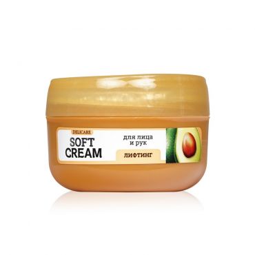 Крем для лица и рук Delicare Soft Cream " лифтинг " с экстрактом авокадо 30мл.