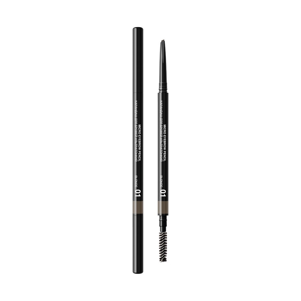 Ультратонкий карандаш для бровей Relouis Micro eyebrow pencil 01 0,08г. Фото 1.