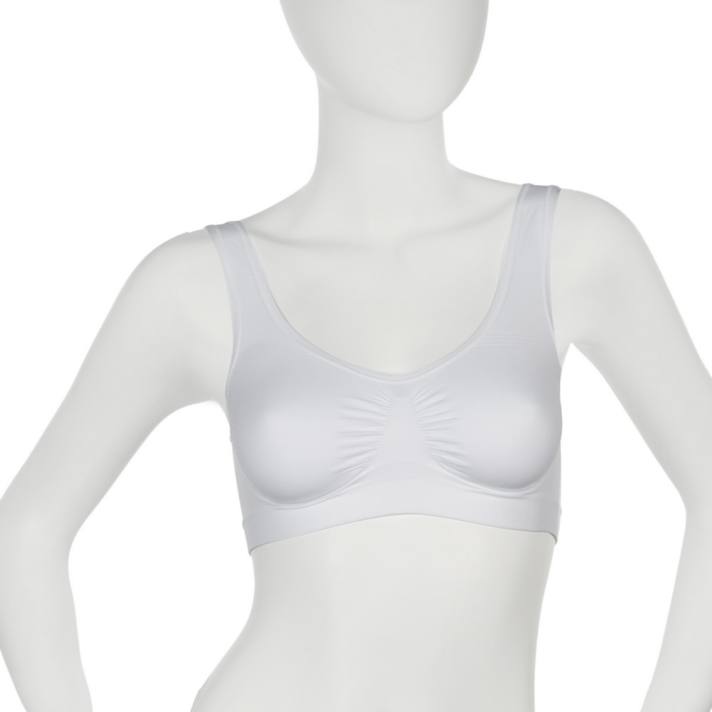 Женский бюстгалтер Pompea Seamless Comfort , Bianco , S/M. Фото 4.