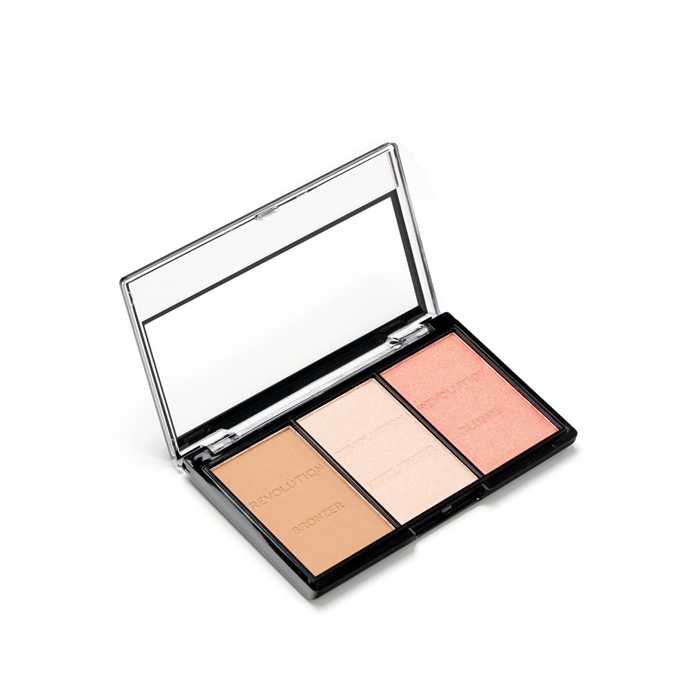 Палетка для скульптурирования лица MakeUp Revolution Ultra Sculpt & Contour Kit , Ultra Fair C01 , 10,8г. Фото 2.
