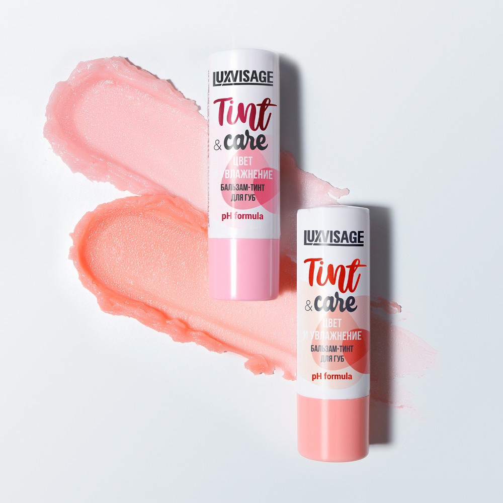 Бальзам - тинт для губ Luxvisage Tint & Care Цвет и увлажнение 02 3,9г. Фото 6.