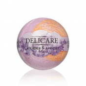 Бурлящий шар для ванны Delicare " Lavender & Apricot " 130г.