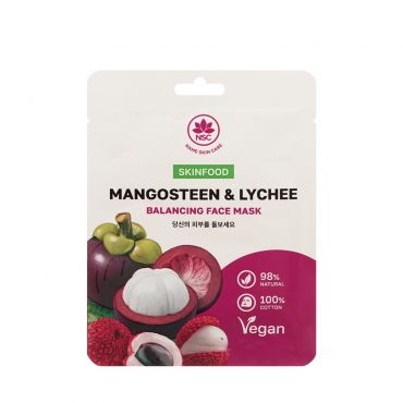 Маска для лица NSC Mangosteen & Lychee 22г.