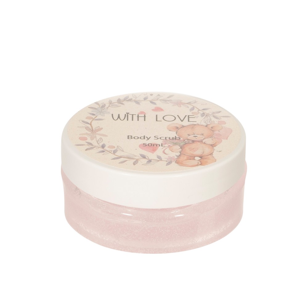 Женский подарочный набор With love ( гель для душа 240мл + пена для ванны 240мл + скраб для тела 50мл + лосьон для тела 50мл + соль для ванны 100г + мочалка для тела ) в ассортименте. Фото 13.
