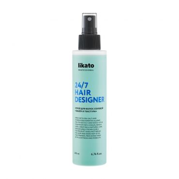 Спрей для волос солевой Likato Professional 24/7 Hair Designer " Объём и текстура " 200мл.