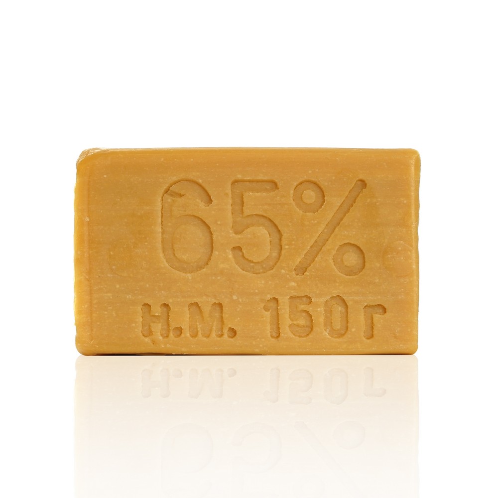 Хозяйственное мыло Рецепты Чистоты " Натуральное " 65% , 150г. Фото 3.