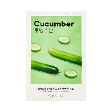 Увлажняющая маска для сухой кожи Missha Cucumber с экстрактом огурца 19г.