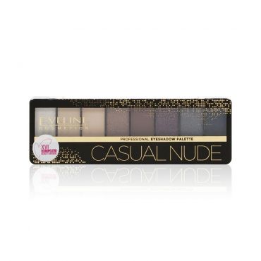 Тени для век Eveline Casual Nude 8 цветов 9,6г.