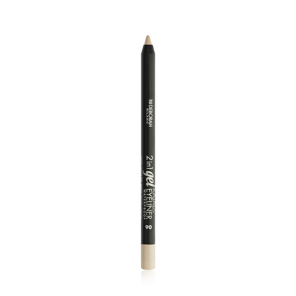 Карандаш для век DEBORAH Milano 2 in 1 Gel Kajal Eyeliner waterproof 06  1,4г – купить в интернет-магазине Улыбка радуги