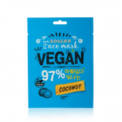 Маска для лица WEIS Vegan с экстрактом кокоса 23г.