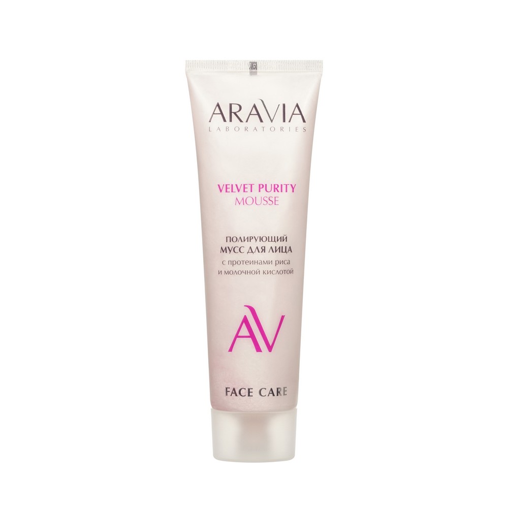 Полирующий мусс для лица с протеинами риса и молочной кислотой Aravia Laboratories Velvet Purity Mousse 100мл. Фото 5.
