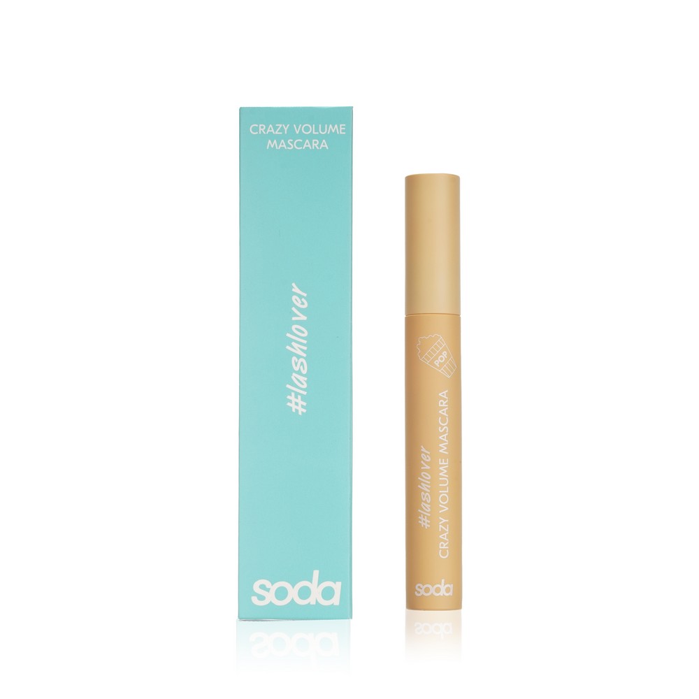 Тушь для ресниц Soda Crazy Volume Mascara #lashlover , Черный , 10мл. Фото 1.