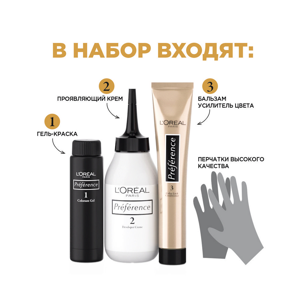 Краска для волос L'Oreal Paris Preference стойкая 8.23 Розовое золото. Фото 10.