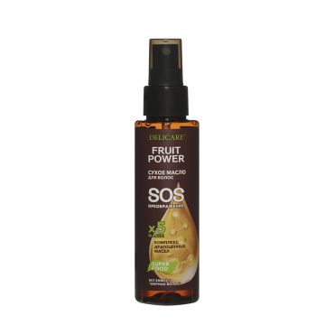 Сухое масло для волос Delicare Fruit Power SOS преображение 90мл.