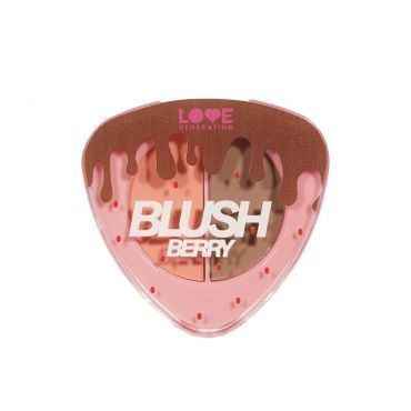 Палетка для контуринга лица Love Generation BlushBerry 01 6г.