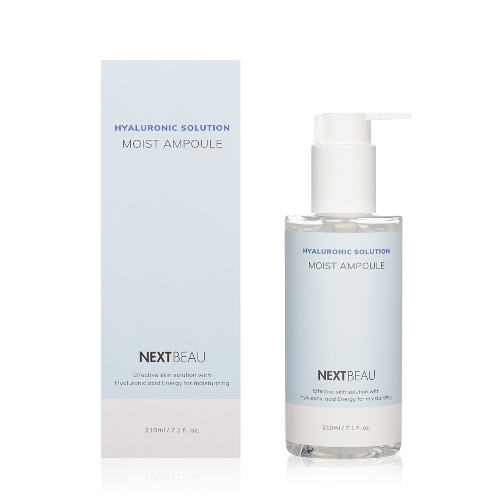 Увлажняющая сыворотка для лица Nextbeau Hyaluronic Solution " Moist Ampoule " с гиалуроновой кислотой 210мл. Фото 1.