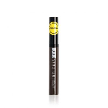 Водостойкий оттеночный гель для бровей Relouis PRO Waterproof Color Brow Gel 04 , Dark brown , 7,5г.