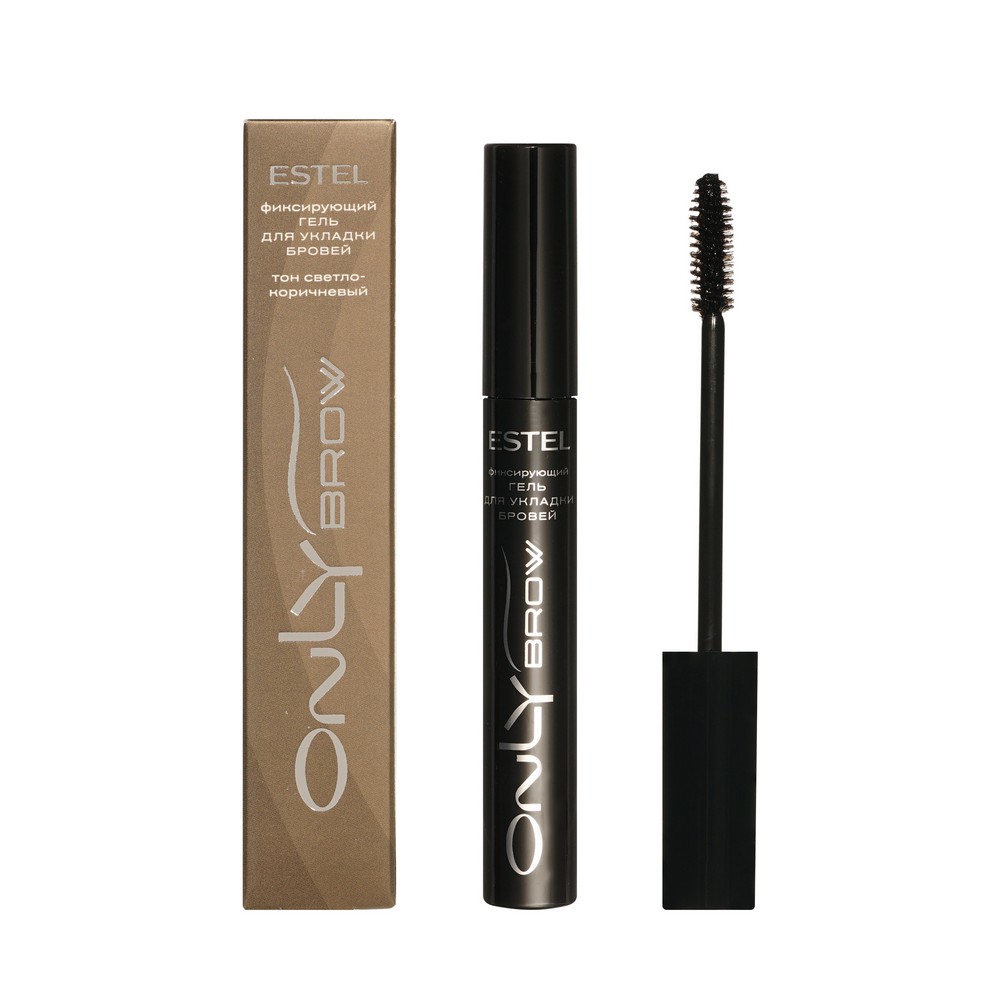 Фиксирующий гель для укладки бровей Estel Only Brow Светло-коричневый 13мл. Фото 1.