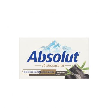 Мыло туалетное Absolut Professional Бамбуковый уголь 90г.