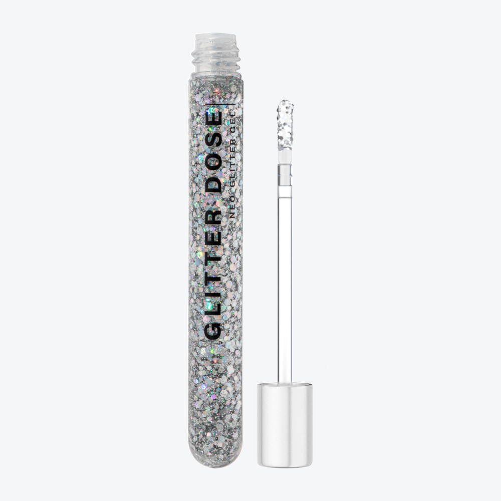 Глиттер для век на гелевой основе Influence Beauty Glitter Dose 02 , 7мл. Фото 5.