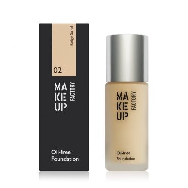 Тональный крем для лица Make Up Factory Oil-free Foundation 02 Beige Sand 20мл.