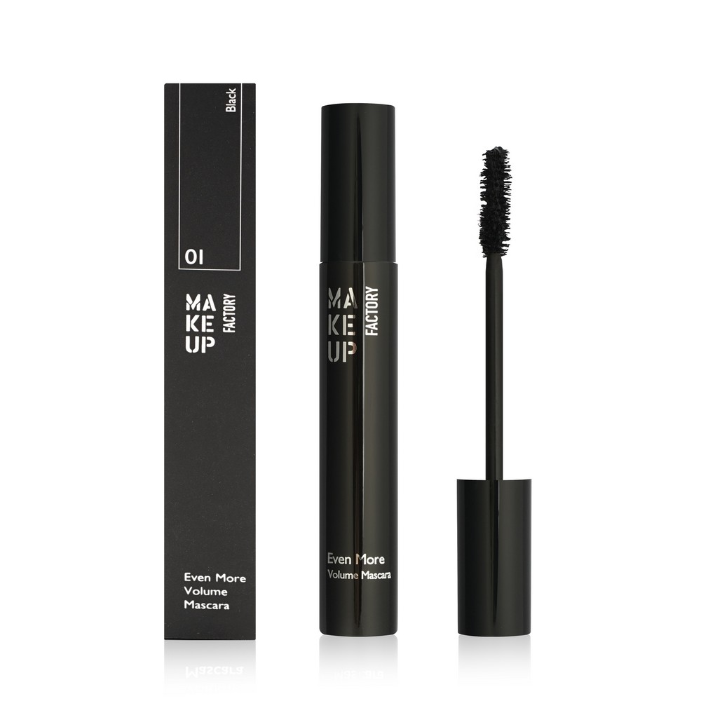 Тушь для ресниц Make Up Factory Even More volume mascara 01 Черный 15мл. Фото 1.