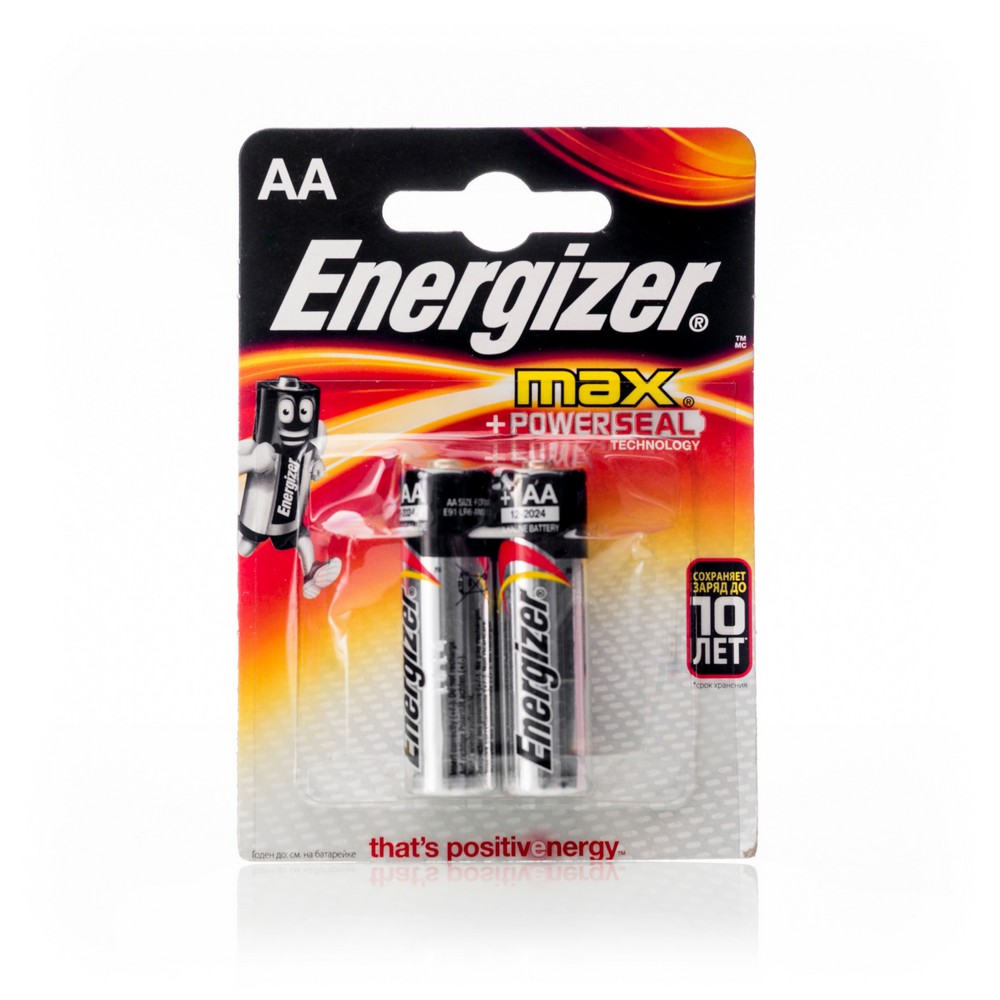 Батарейки Energizer Max E91/АА 2шт. Фото 2.