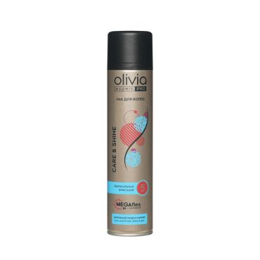 Лак для волос Olivia expert PRO Care & Shine сверхсильная фиксация 5 300мл.