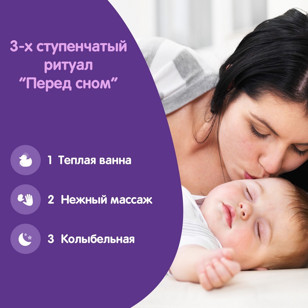 Шампунь Johnson's. Baby для детей перед сном с экстрактом лаванды 300мл. Фото 7.
