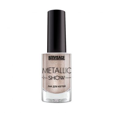 Лак для ногтей с металлическим сиянием Luxvisage Metallic Show 302 , 9г.