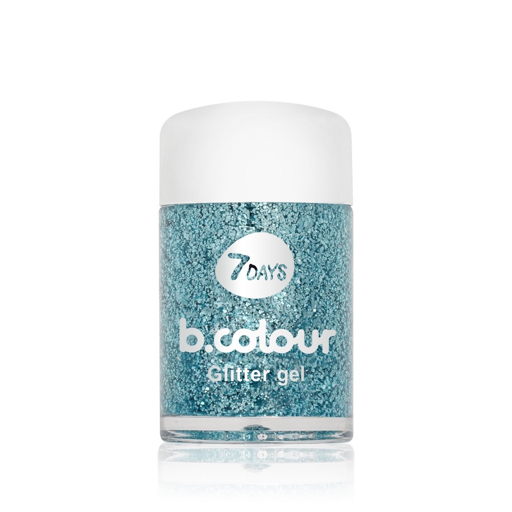 Гель - глиттер для лица и тела 7 days b.colour mini Dark Side 02 Cruella 10г. Фото 2.