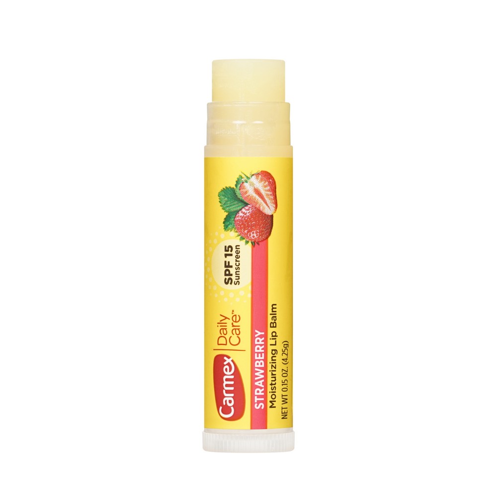 Бальзам для губ Carmex Daily Care Strawberry SPF 15 4,25г Вид№3