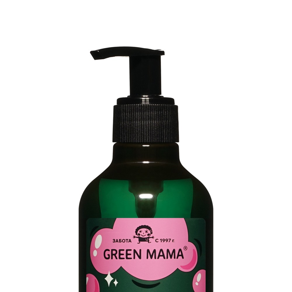 Увлажняющий гель для душа Green Mama Розовая жвачка 400мл. Фото 3.