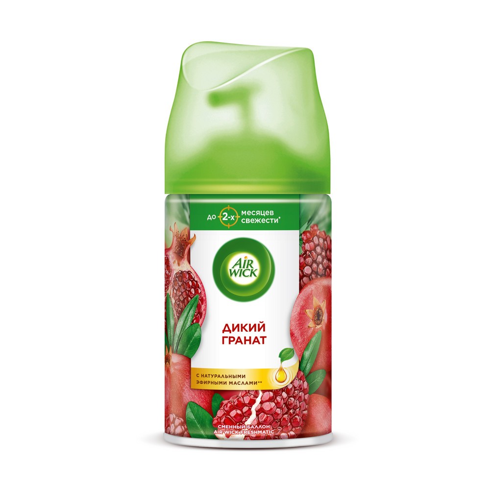 Освежитель воздуха Air wick Freshmatic " Дикий гранат " автоматический сменный баллон 250мл. Фото 1.