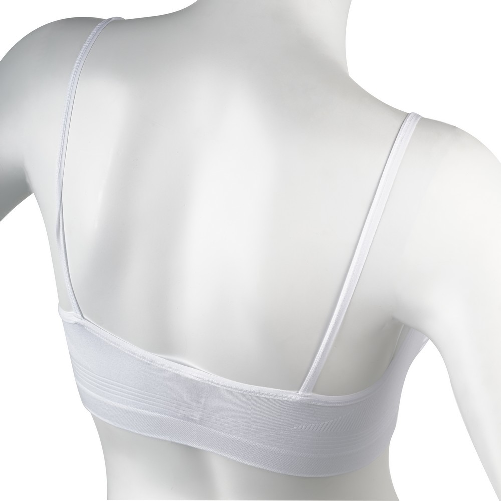 Женский бюстгалтер Pompea Seamless Brassiere , Bianco , S/M. Фото 4.