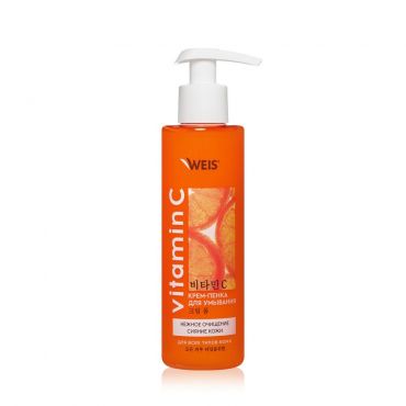 Крем - пенка для умывания WEIS Vitamin C 190мл.