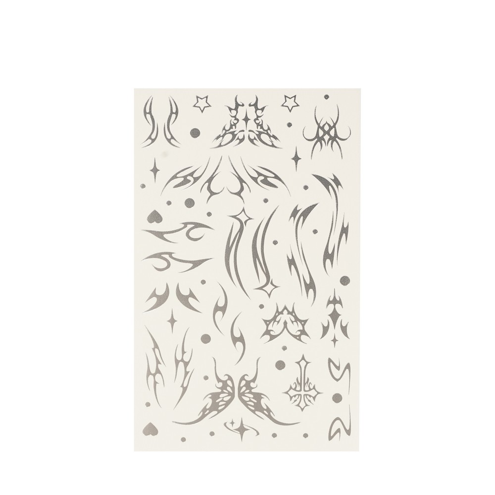 Переводные мейкап тату Miamitats Chrome. Фото 3.