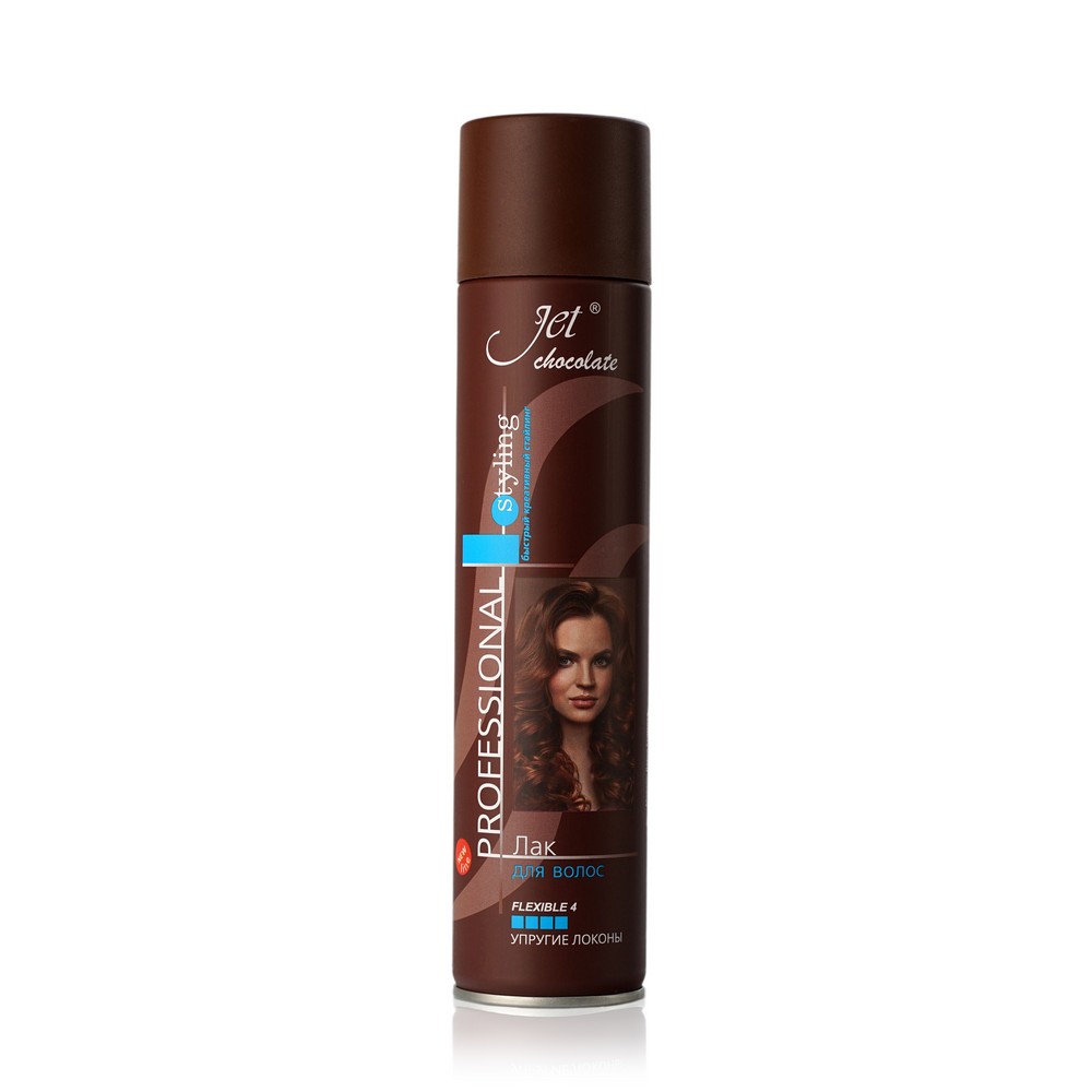 Лак для волос Sibiar Jet " Chocolate " Очень сильная фиксация (3) 300мл. Фото 1.