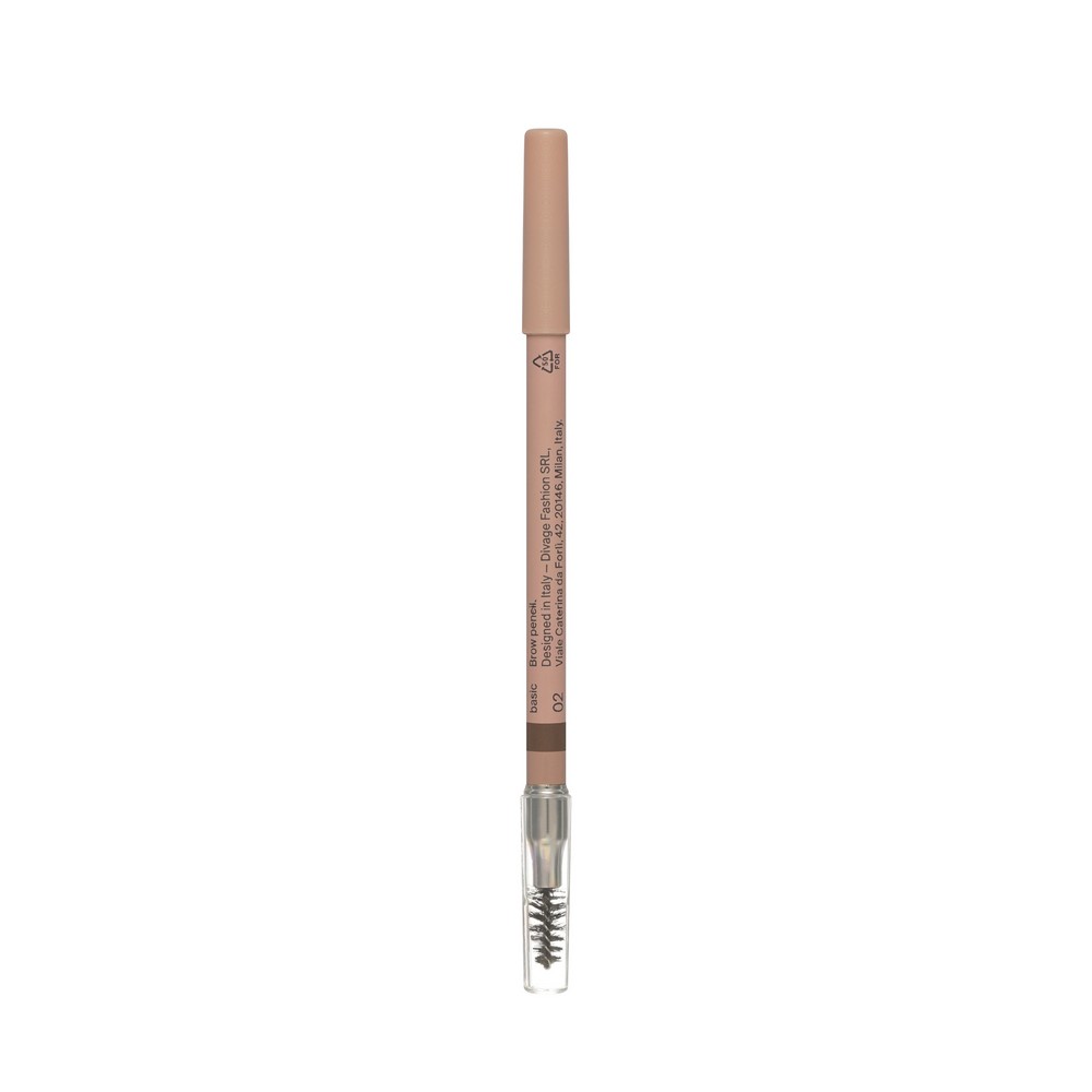 Карандаш для бровей Divage Basic Brow Pencil 02 1,1г. Фото 3.