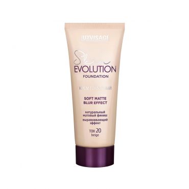 Тональный крем для лица Luxvisage Skin Evolution " Soft matte blur effect " 20 Beige 35г.