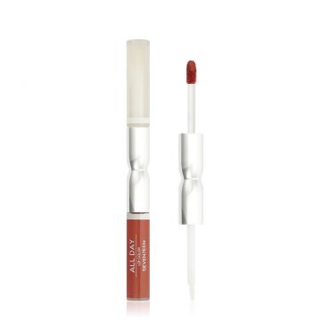 Жидкая стойкая помада - блеск для губ Seven7een All Day Lip Color & Top Gloss 04 6мл.