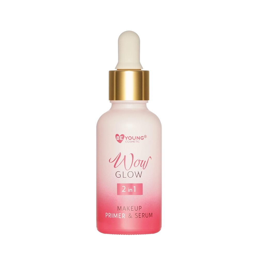 Сыворотка - праймер для лица BeYoung Wow Glow 2 in 1 30мл. Фото 5.