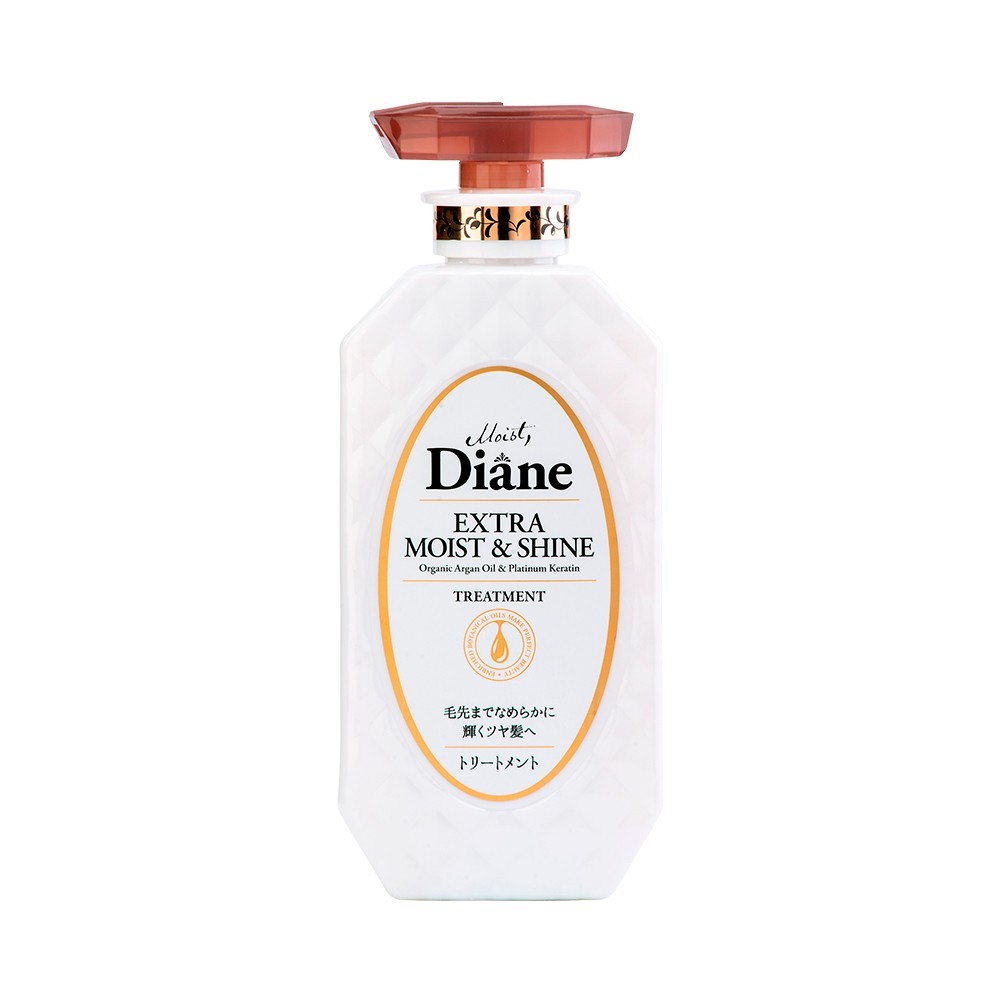 Увлажняющий кератиновый бальзам - маска для волос Moist Diane Perfect Beauty " Extra Moist & Shine " 450мл. Фото 1.
