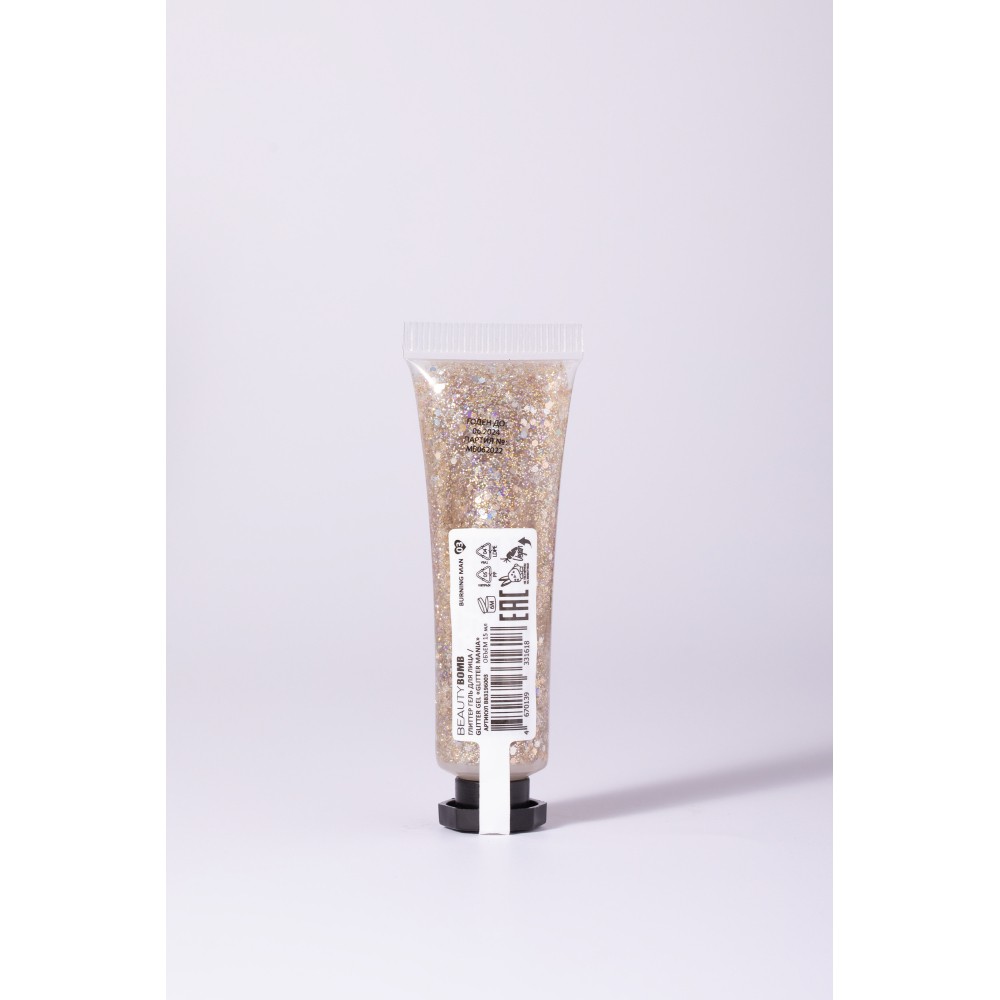 Глиттер гель для лица Beauty Bomb Glitter Mania 03 3г. Фото 3.