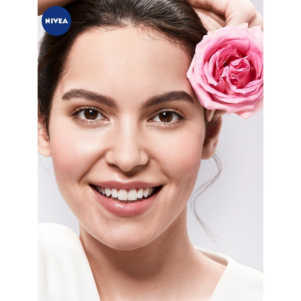 Гиалуроновая тканевая маска для лица NIVEA Organic rose " гиалуроновая кислота и органическая розовая вода " 30г. Фото 8.
