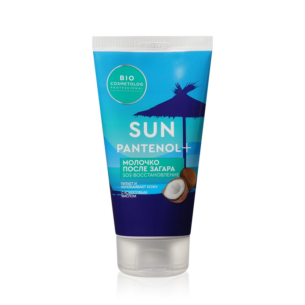 Молочко после загара ФИТОкосметик BioCosmetolog " Sun Pantenol + " SOS-восстановление 150мл. Фото 1.