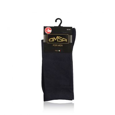 Мужские носки Omsa Classic трикотажные , 204 , Blu , р.42-44.