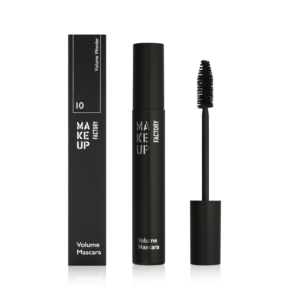 Тушь для ресниц с эффектом объема Make Up Factory Volume mascara Черный 18мл. Фото 1.