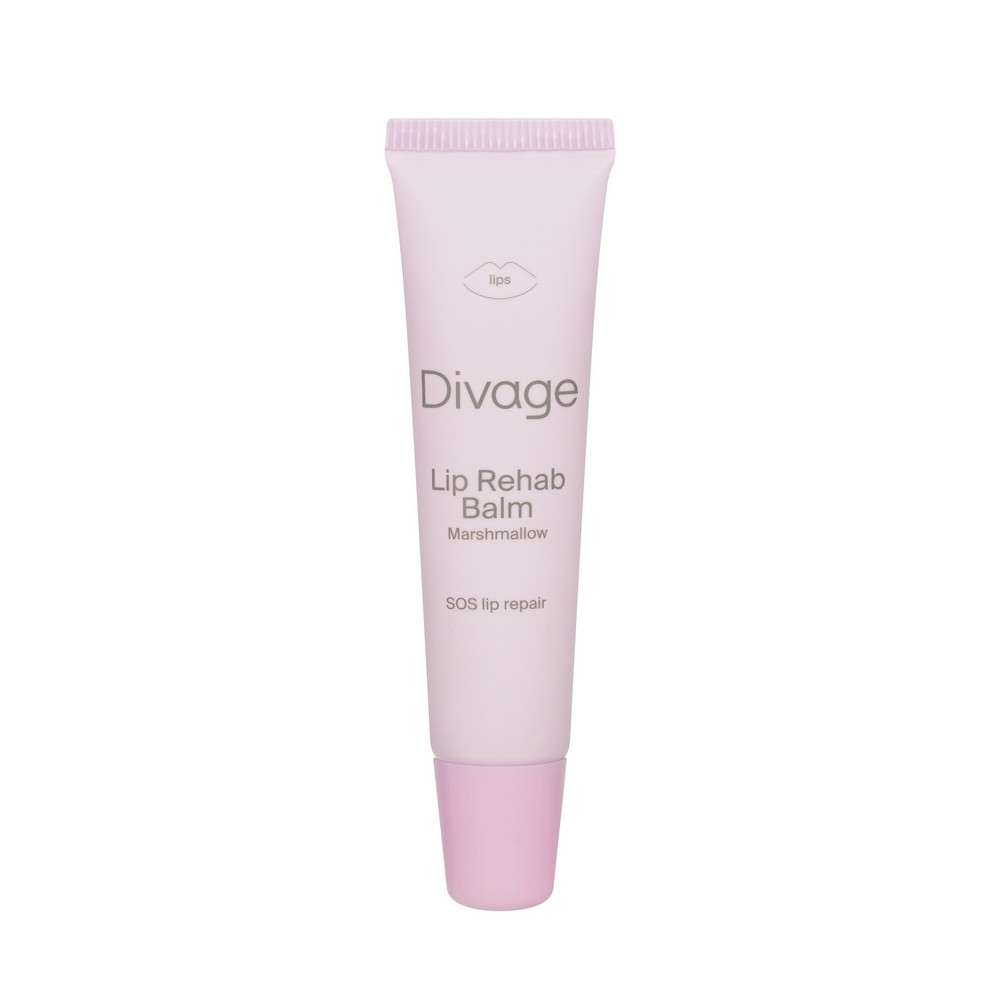 Бальзам для губ Divage Lip Rehab Balm с ароматом маршмеллоу 15мл. Фото 1.